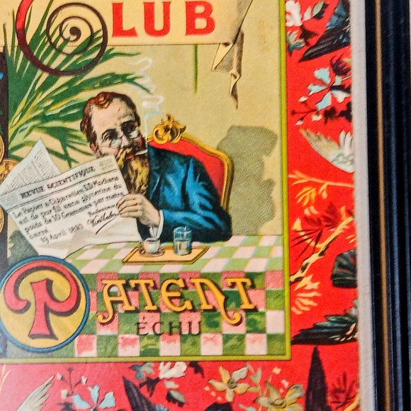 Vintage 1920s Lucky Strike Yiddish Cigarette Ad Framed Poster Rare Collectible - Picture 3 of 6